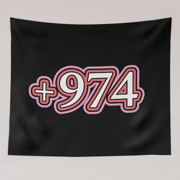 Item preview, Qatar, Qatari,  +974 Qatar Country Code, قطر  in Black designed and sold by ZamZamDesign.