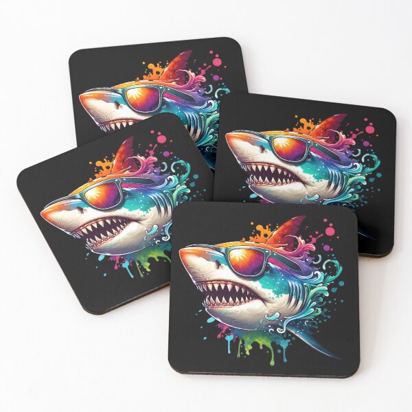 Item preview, Cool Shark Wearing Sunglasses designed and sold by AwesomeBeyondLimits.