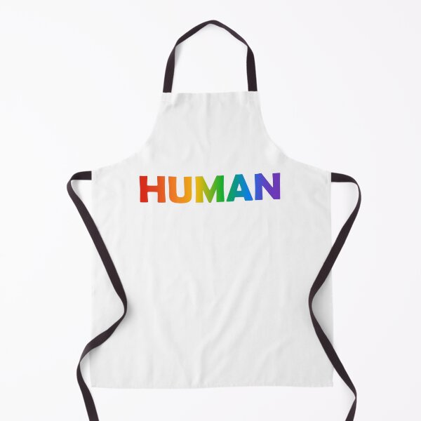 Item preview, HUMAN rainbow text LGBTQ pride designed and sold by Inspirationmotivation.
