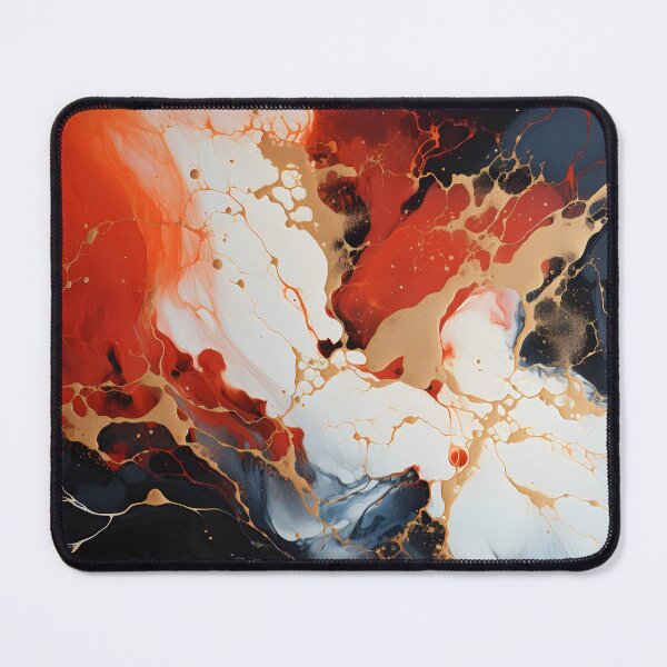 Item preview, Warm and dark fluid abstract art 2b designed and sold by TheArtistOf2022.