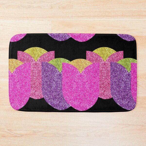 Item preview, Hand Drawn Colorful Glitter Tulip Garden designed and sold by Victoria Rose.