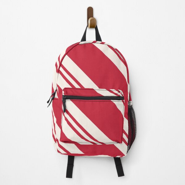 Item preview, Candy Cane Stripe Diagonal Pattern Red designed and sold by taiche.