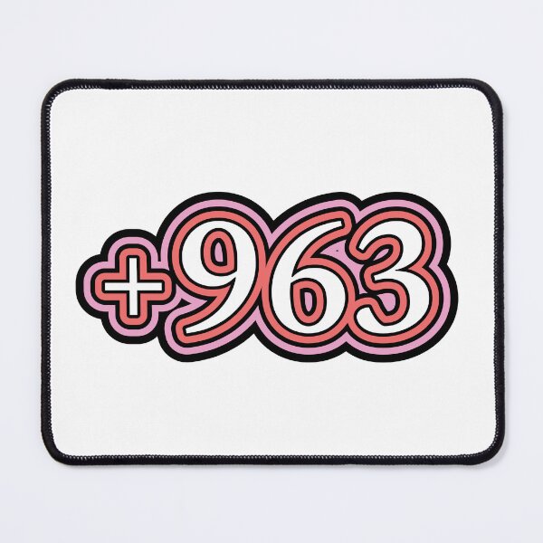 Item preview, Syria, +963 Syria Country Code, سوريا in White designed and sold by ZamZamDesign.