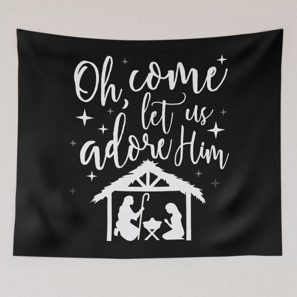 Item preview, Come Let Us Adore Him Christmas Jesus Nativity designed and sold by Arfurneauxt.