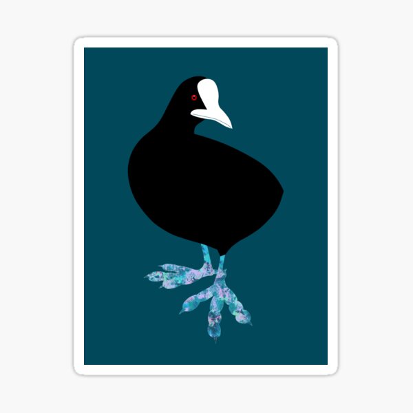 Item preview, Common Coot - the Abstract Bird designed and sold by Studio Mattie.