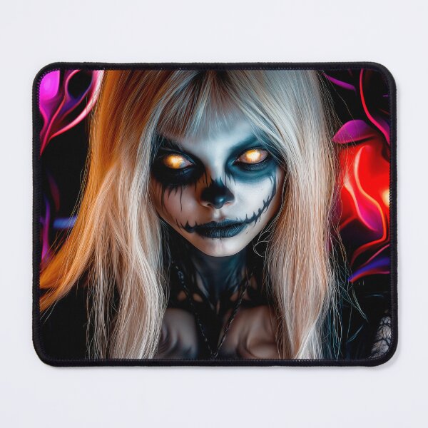 Item preview, Shelley Beautiful Ghostly Halloween Portrait Mat from Skarraquin Band designed and sold by Skarraquin.