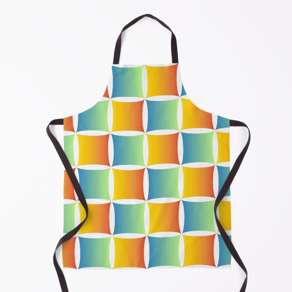 Item preview, A pattern of blue and yellow gradient squares designed and sold by ZorianArt.