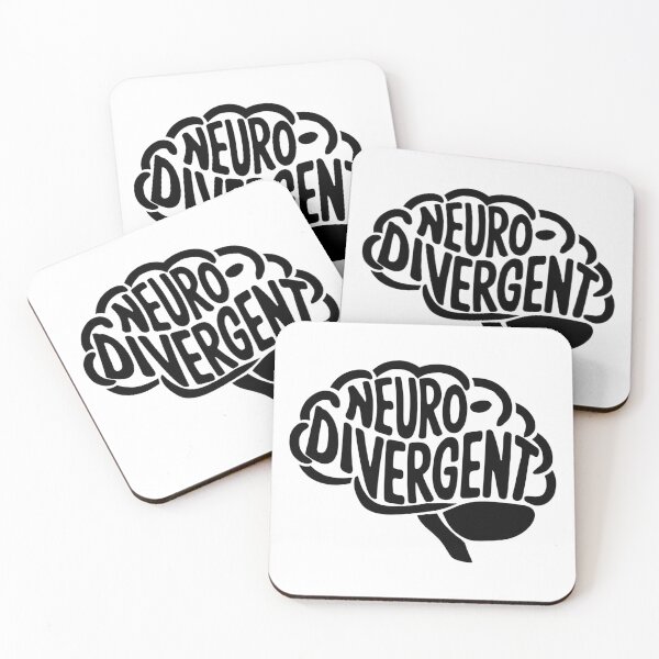 Item preview, Minimalist Neurodivergent Brain Outline Sticker - Black Line Art Design designed and sold by WatermelonPink.