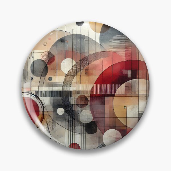Item preview, Geometric Harmony: Abstract Circles and Lines designed and sold by SolannaAS.