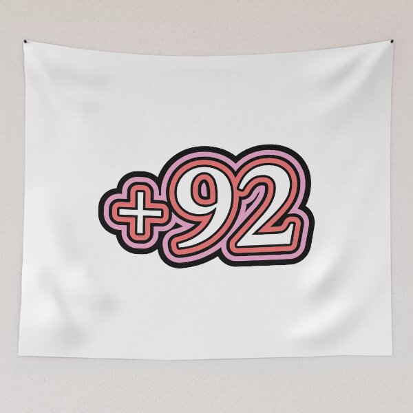 Item preview, Pakistan, +92 Pakistan Country Code, باكستان  in White designed and sold by ZamZamDesign.
