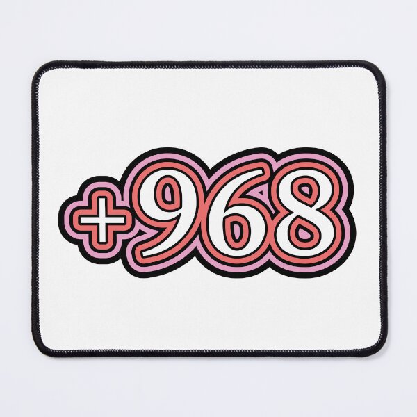 Item preview, Oman, +968 Oman Country Code, عمان in White designed and sold by ZamZamDesign.