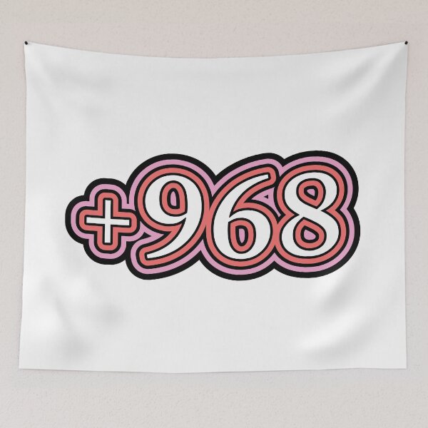 Item preview, Oman, +968 Oman Country Code, عمان  in White designed and sold by ZamZamDesign.