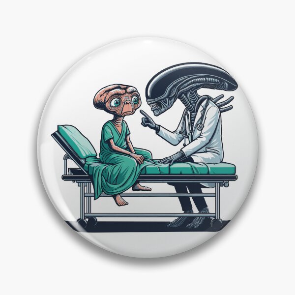 Item preview, DOC ALIEN WITH E.T. designed and sold by LELE MOVIEPROJECT.