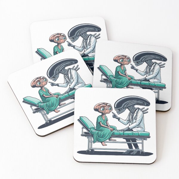 Item preview, DOC ALIEN WITH E.T. designed and sold by LELE MOVIEPROJECT.