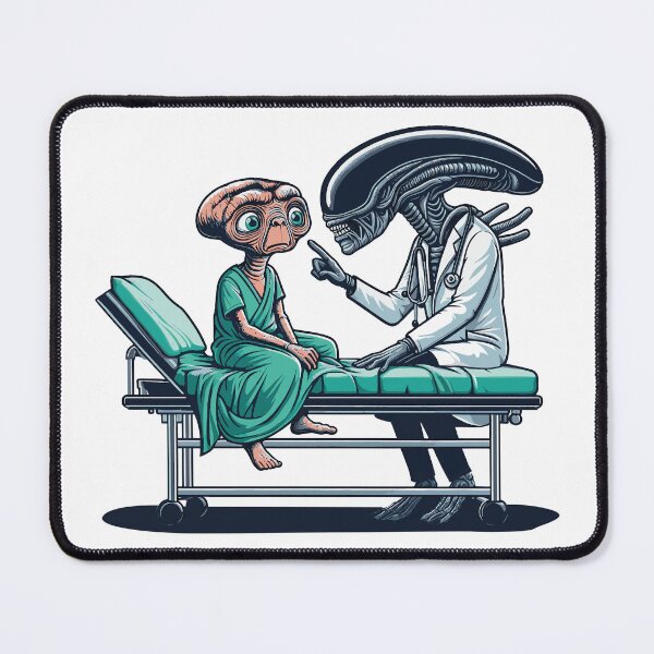 Item preview, DOC ALIEN WITH E.T. designed and sold by LELE MOVIEPROJECT.