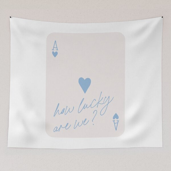 Item preview, Retro Ace Playing Card - Blue T.r.e.n.d.y Wall Art designed and sold by Capisedo.