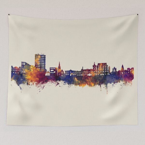 Item preview, West Bromwich England Skyline designed and sold by ArtPrints.