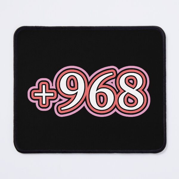 Item preview, Oman, +968 Oman Country Code, عمان in Black designed and sold by ZamZamDesign.