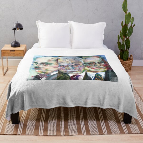 Item preview, THREE PSYCHOLOGISTS - ADLER JUNG FREUD - collage POSTER painting.1 designed and sold by lautir.