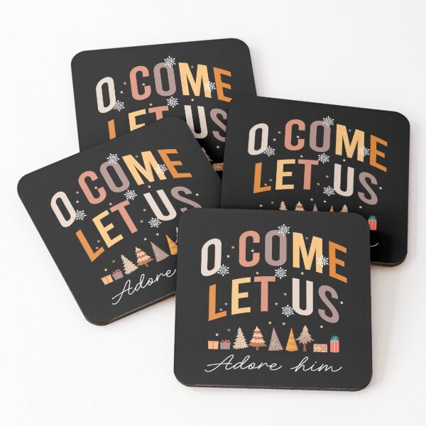 Item preview, O Come Let Us Adore Him Christian Christmas Quote designed and sold by Arfurneauxt.
