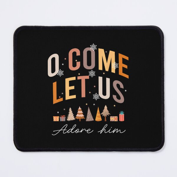 Item preview, O Come Let Us Adore Him Christian Christmas Quote designed and sold by Arfurneauxt.
