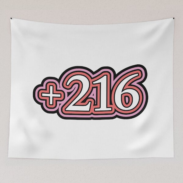 Item preview, Tunisia, +216 Tunisia Country Code, تونس  in White designed and sold by ZamZamDesign.