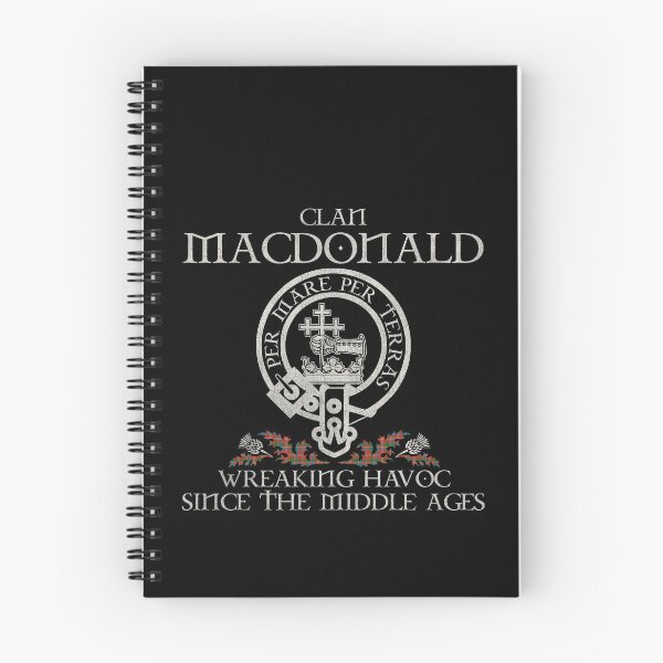 Artikelvorschau, Clan MacDonald of Glenaladale Wappen schottischer Nachname Tartan Distel Vintage entworfen und verkauft von Clan1093.