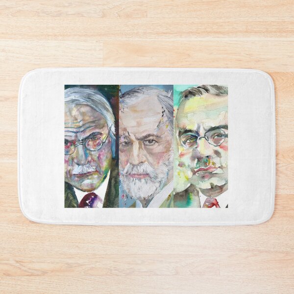 Item preview, THREE PSYCHOLOGISTS - JUNG FREUD ADLER - collage POSTER painting.2 designed and sold by lautir.