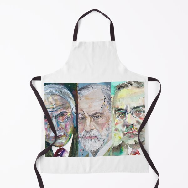 Item preview, THREE PSYCHOLOGISTS - JUNG FREUD ADLER - collage POSTER painting.2 designed and sold by lautir.