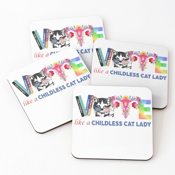 Item preview, Vote Like A Childless Cat Lady designed and sold by Phoemps.