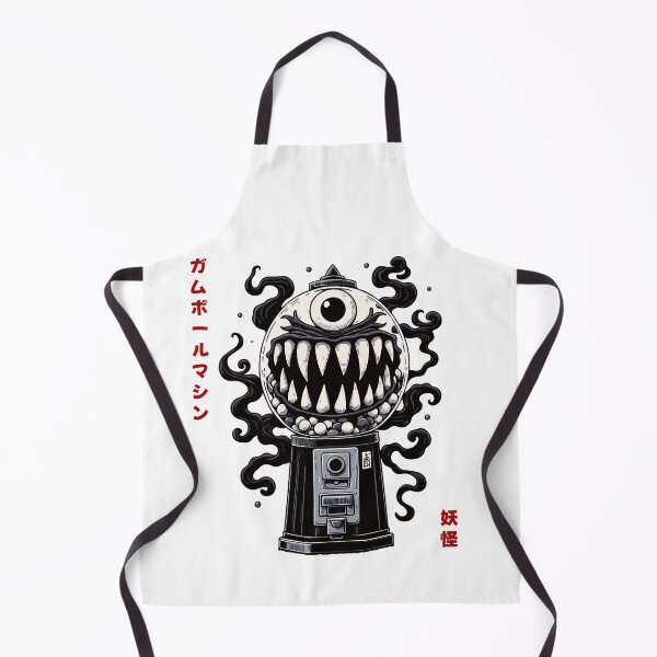 Item preview, Fierce Gumball Machine Possessed by a Yokai with Sharp Teeth designed and sold by Yokai-Infinity.