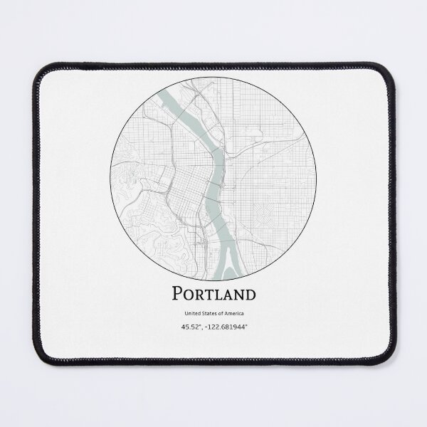 Item preview, Topography of Portland designed and sold by JohnnysHeath.