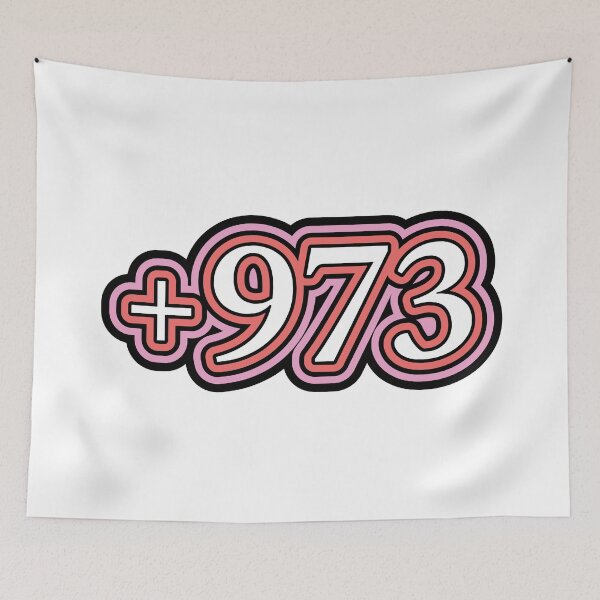 Item preview, Bahrain, +973 Bahrain Country Code, بحرين , البحرين  in White designed and sold by ZamZamDesign.