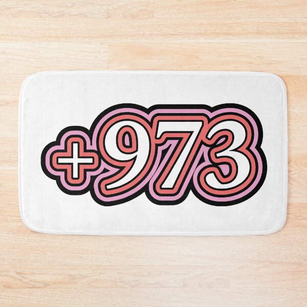 Item preview, Bahrain, +973 Bahrain Country Code, بحرين , البحرين  in White designed and sold by ZamZamDesign.