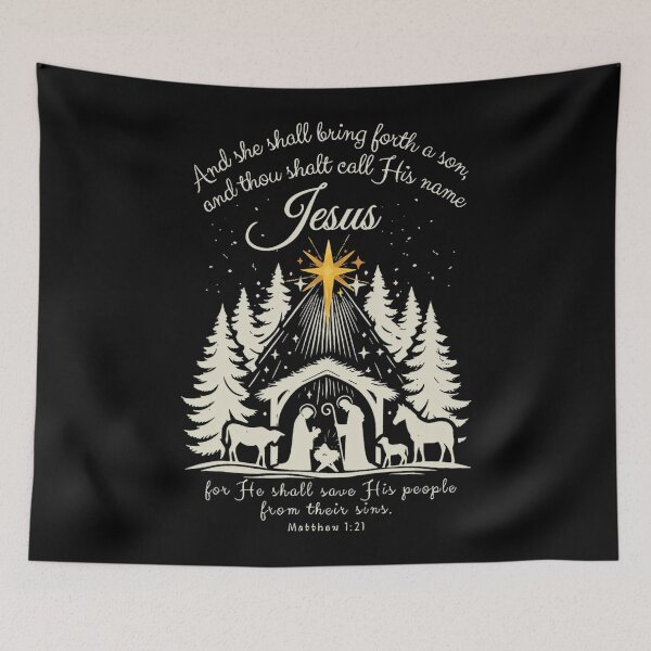 Item preview, O Come Let Us Adore Him Christian Merry Xmas designed and sold by Arfurneauxt.