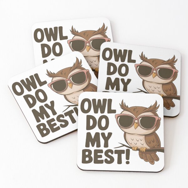 Item preview, owl do my best designed and sold by yinon-h.