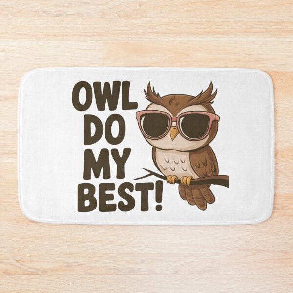 Item preview, owl do my best designed and sold by yinon-h.