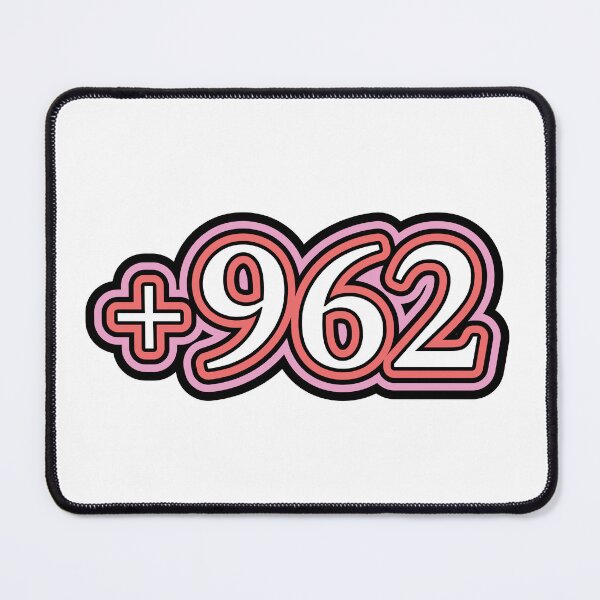 Item preview, Jordan, +962 Jordan Country Code, الاردن in White designed and sold by ZamZamDesign.