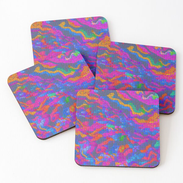 Item preview, Mosaic Dream No. 2:  Vibrant Abstract Art Variation with Hidden Depths designed and sold by DreamsArtwear.