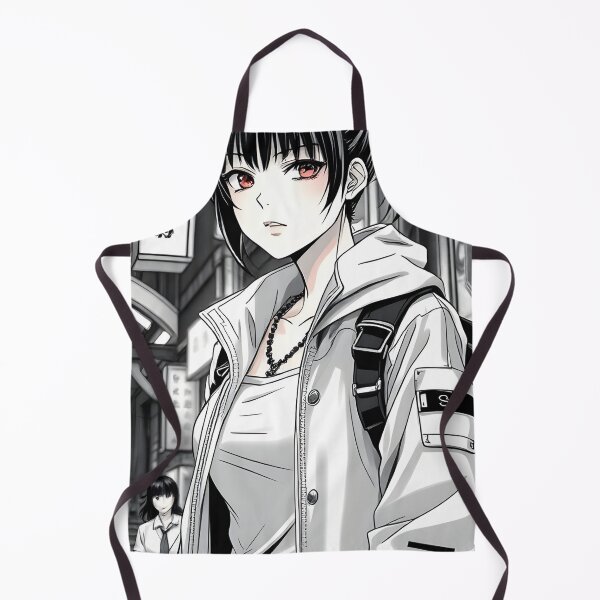 Item preview, Cyberpunk Manga-Style Character in Futuristic Cityscape designed and sold by shaynetwright.