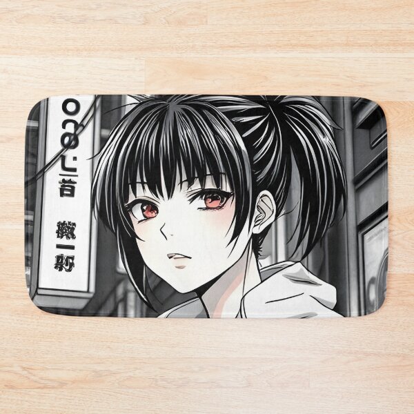Item preview, Cyberpunk Manga-Style Character in Futuristic Cityscape designed and sold by shaynetwright.