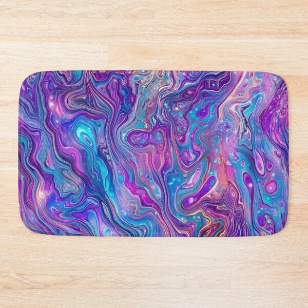 Item preview, Liquid marble purple pattern designed and sold by sasyall.