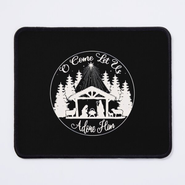 Item preview, O Come Let Us Adore Him Christian Nativity Manger Christmas designed and sold by Arfurneauxt.