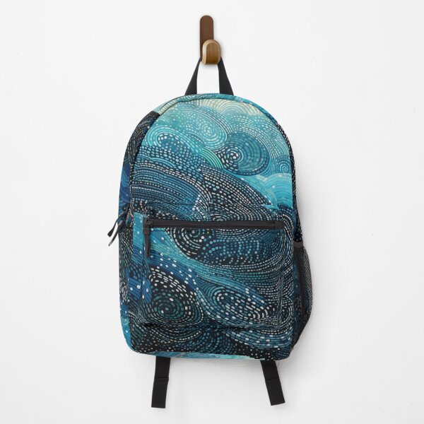 Item preview, Aboriginal Inspired Dot Art - With Storm Waves designed and sold by GrinGalore.