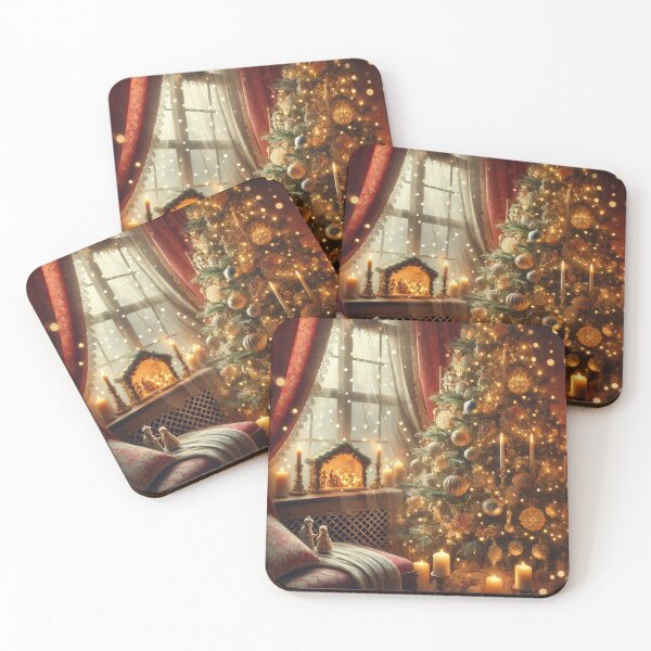 Item preview, Festive Christmas magic in the decorated living room designed and sold by Sigtrix.