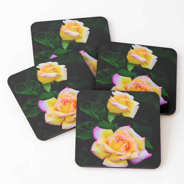 Item preview, Shades of Yellow and Pink Roses 5 designed and sold by ginawaltersdorf.
