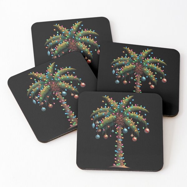 Item preview, Funny Deck the Palms Christmas Flamingo Palm Tree Tropical Xmas designed and sold by 07Art.