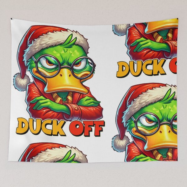 Item preview, duck off sarcastic xmas duck designed and sold by Brian Nicholls.