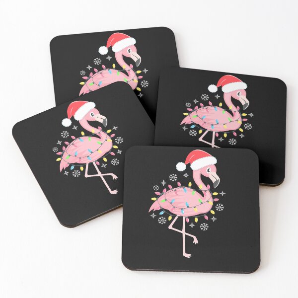 Item preview, Funny Hawaiian Summer Tropical Flamingo Funny Christmas designed and sold by 07Art.