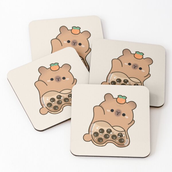 Item preview, Boba Capybara designed and sold by theladyernestember.